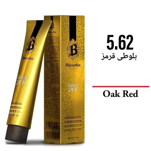 رنگ مو بیجورکا سری قرمز بلوطی قرمز 5/62