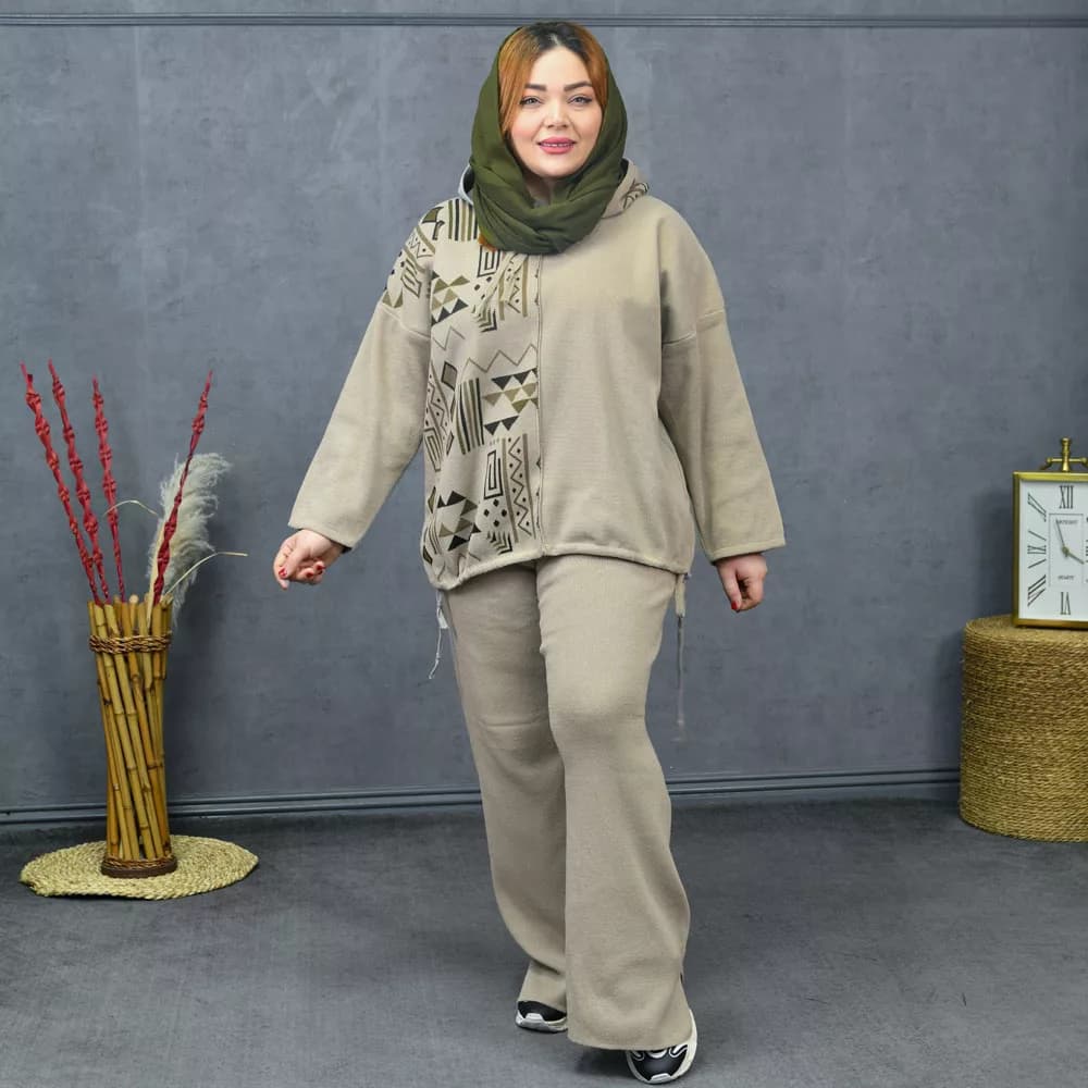 ست هودی و شلوار دخترانه کد 27986 — تصویر ۳