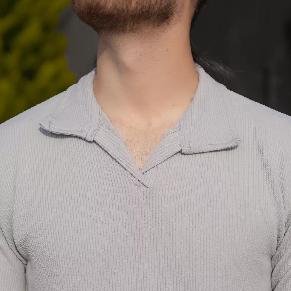 تیشرت یقه دار مردانه کد 24661 — تصویر ۸