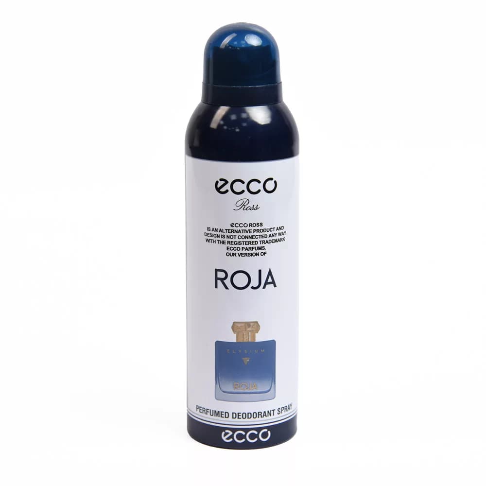 اسپری بدن مردانه اکو رز ecco ross مدل روژا داو الیزیوم پورهوم