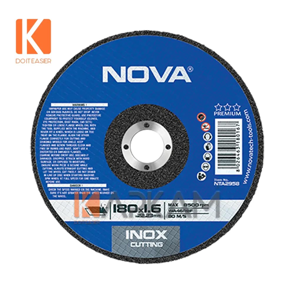 صفحه برش استیل چین 1.6در180 NTA-2958 نوا