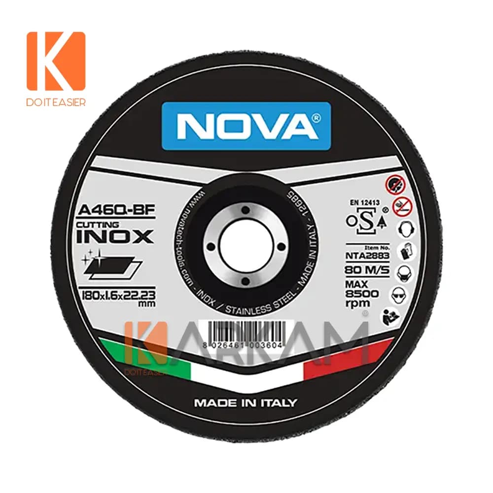 صفحه برش استیل ایتالیا 1.6در180 NTA-2883 نوا