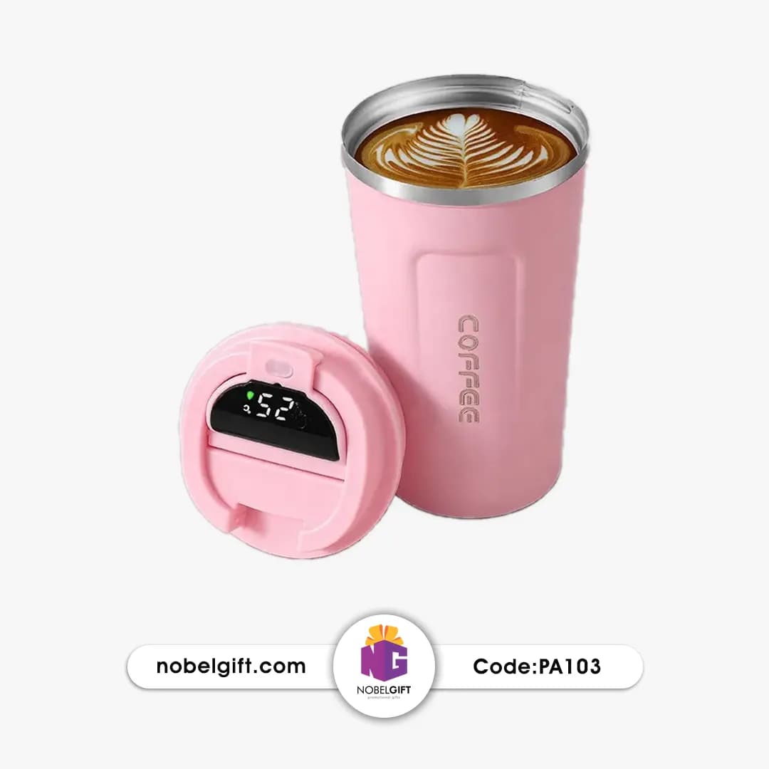 ماگ سفری هوشمند تبلیغاتی Coffee 1002 گنجایش 0.51 لیتر کد PA103 — تصویر ۶