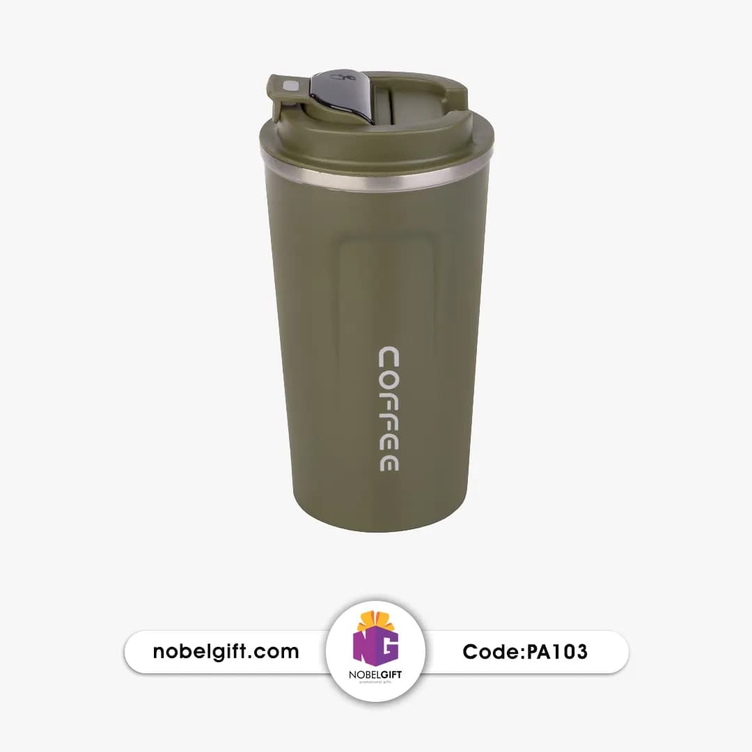 ماگ سفری هوشمند تبلیغاتی Coffee 1002 گنجایش 0.51 لیتر کد PA103 — تصویر ۴