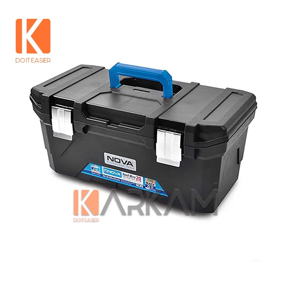 جعبه ابزار 20 اینچ باقفل فلزی NTB-6220 نوا