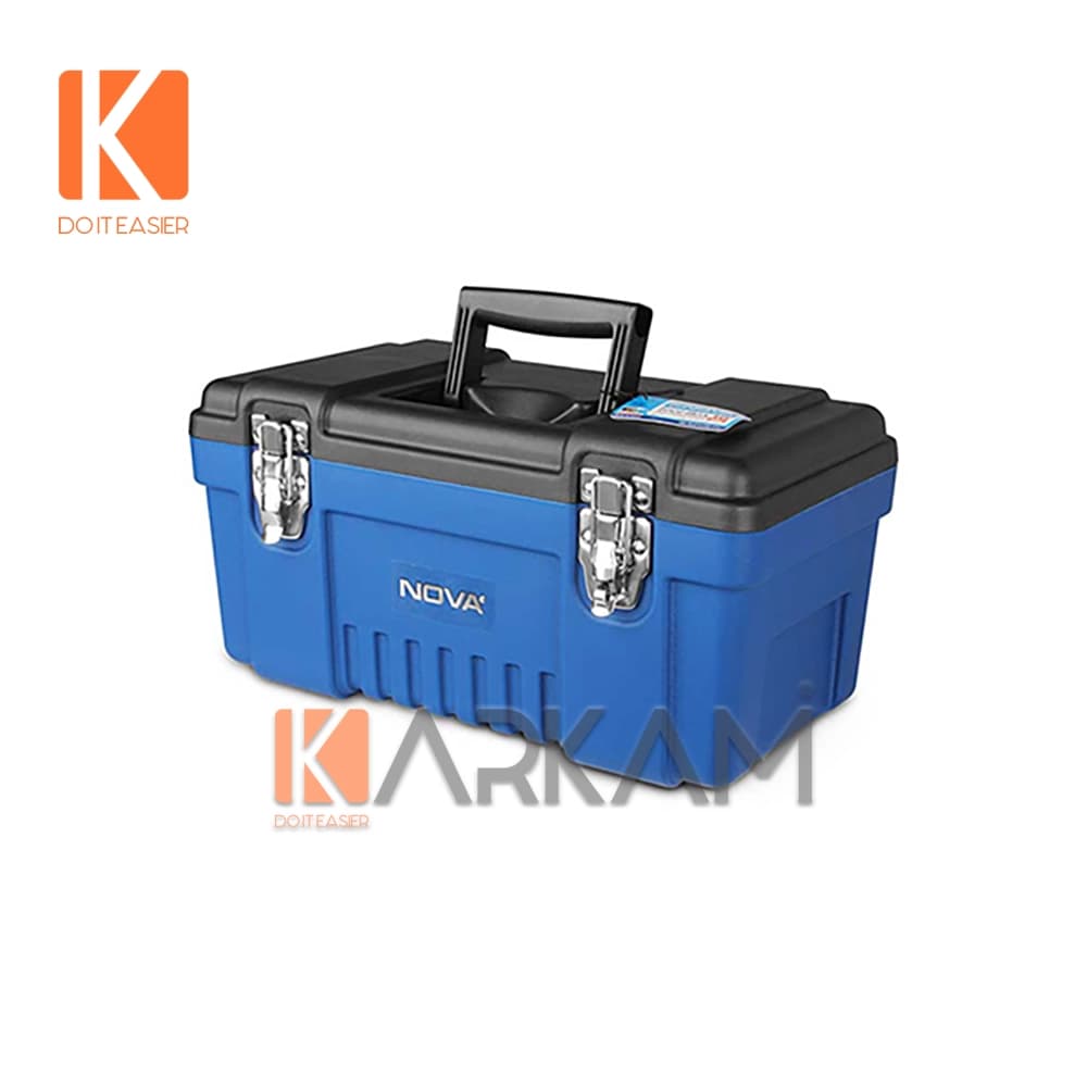جعبه ابزار 16 اینچ باقفل فلزی NTB-6016 نوا