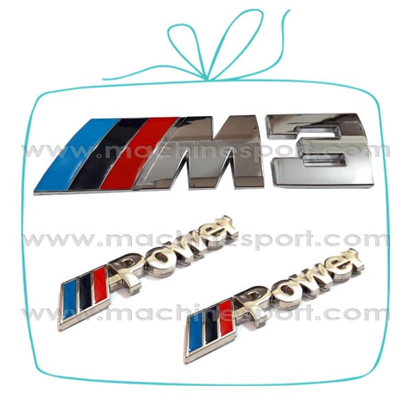 نیم ست آرم های بی ام دبلیو BMW + هدیه ماشین اسپرت