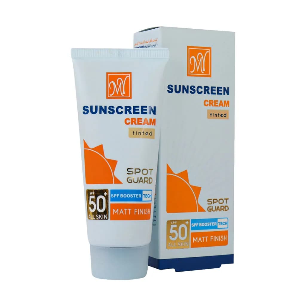 کرم ضد آفتاب رنگی اسپات گارد مات 4 کاره مای مناسب انواع پوست SPF50