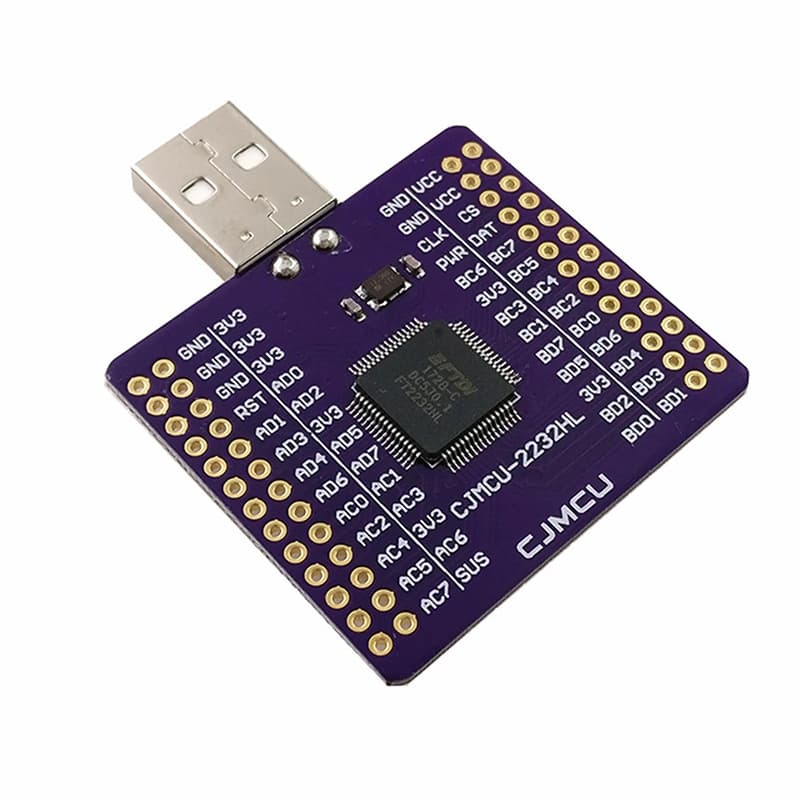ماژول مبدل USB به UART/FIFO/SPI/I2C/JTAG/RS232 با چیپ FT2232HL — تصویر ۲