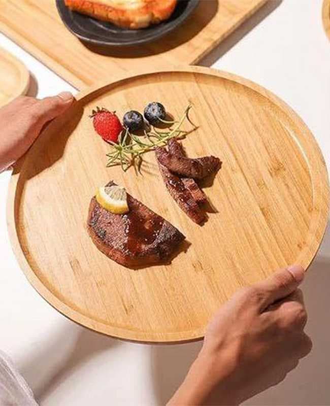 دیس پذیرایی گرد بامبو اجار کد029 — تصویر ۲