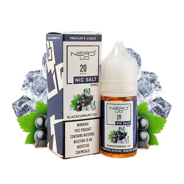 سالت توت سیاه یخ نرد | NERD blackcurrant Ice