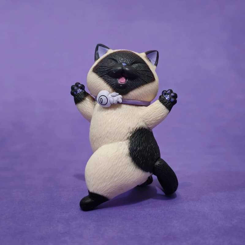 فیگور مدل گربه طرح Happy Cats مجموعه 3 عددی کد HC696B — تصویر ۲