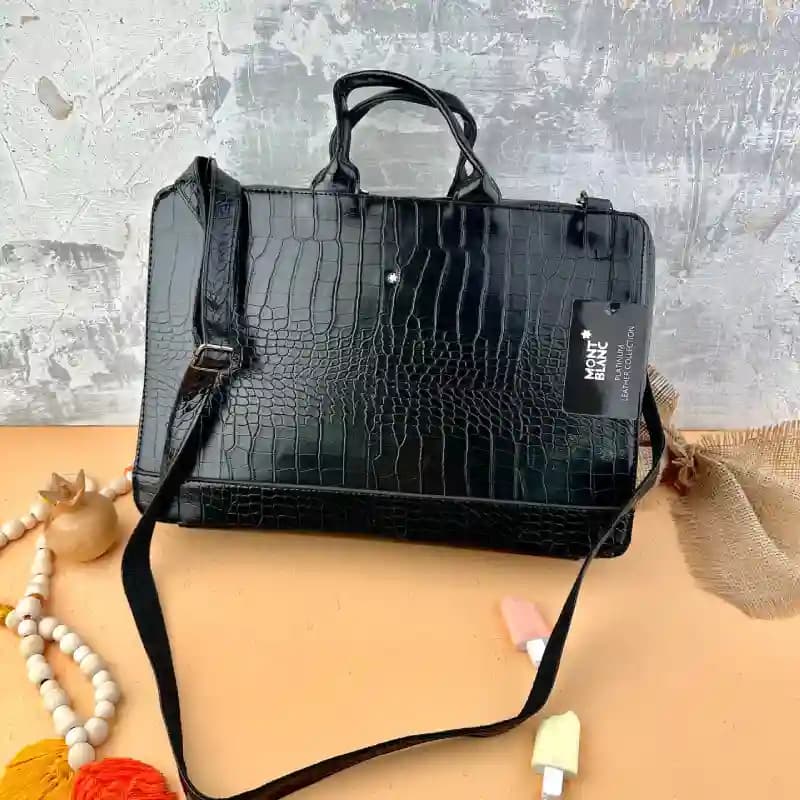کیف اداری سنگی مونت مشکی 204-133