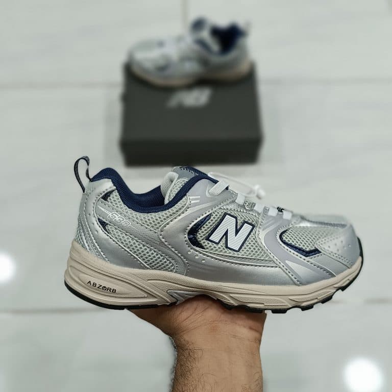 کتونی بچه گانه نیوبالانس ۵۳۰ طوسی New balance 530 — تصویر ۲