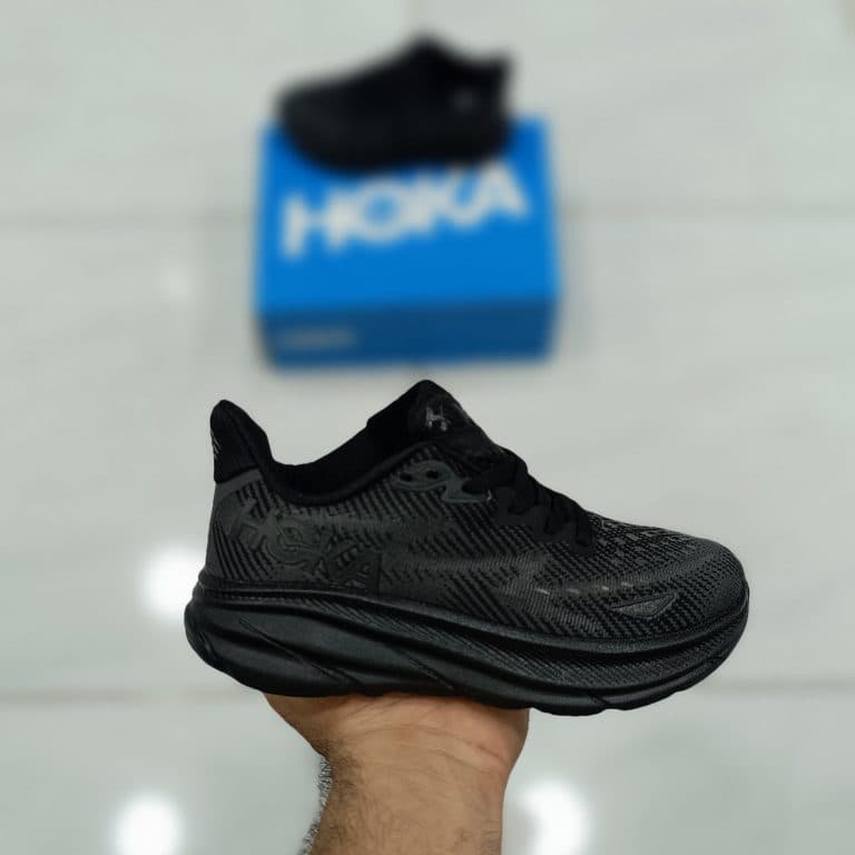 کتونی بچه گانه هوکا تمام مشکی Hoka — تصویر ۲