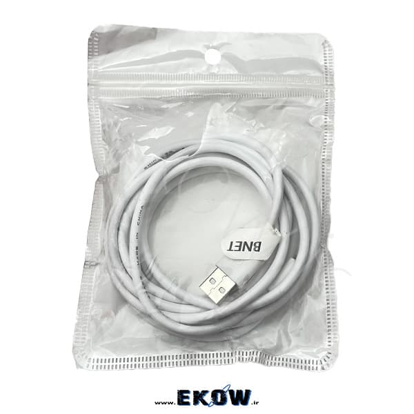 کابل تبدیل usb به lightning بی نت طول 2.5 متر