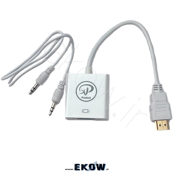 تبدیل vga به hdmi مارک xp prouduct مدل xp-t886k — تصویر ۲