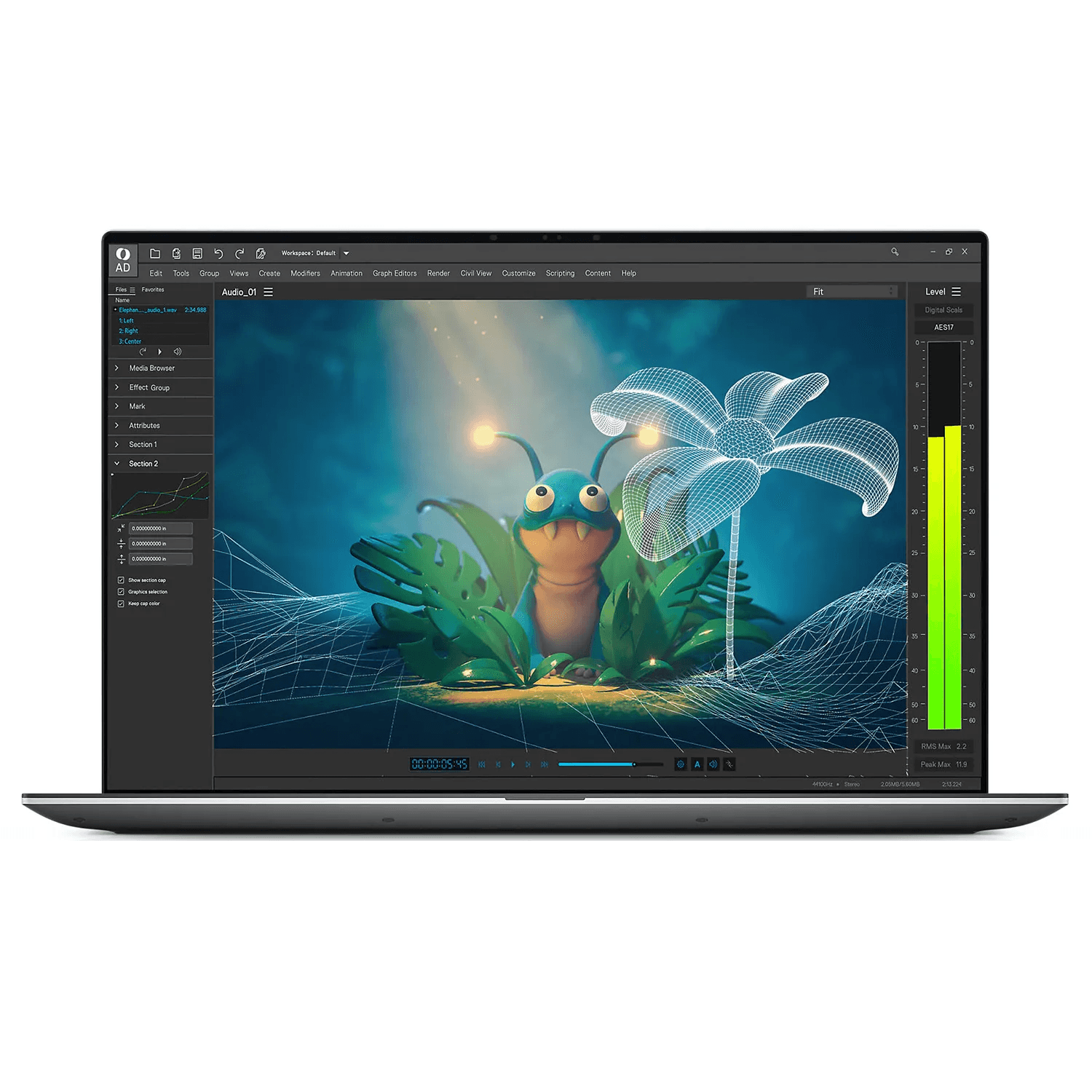 لپ تاپ “15.6 دل لمسی Dell Precision 5570 | i7 12700H | 16GB DDR5 | 1Tra SSD | 4G RTX A1000 — تصویر ۴