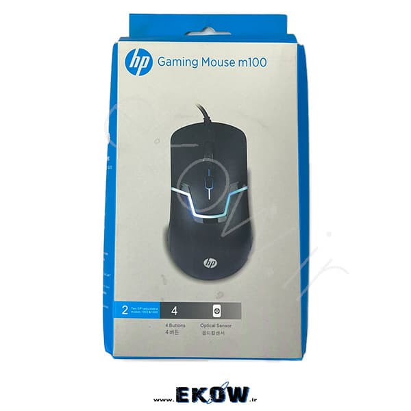 موس HP M100 گیمینگ سیم دار — تصویر ۴