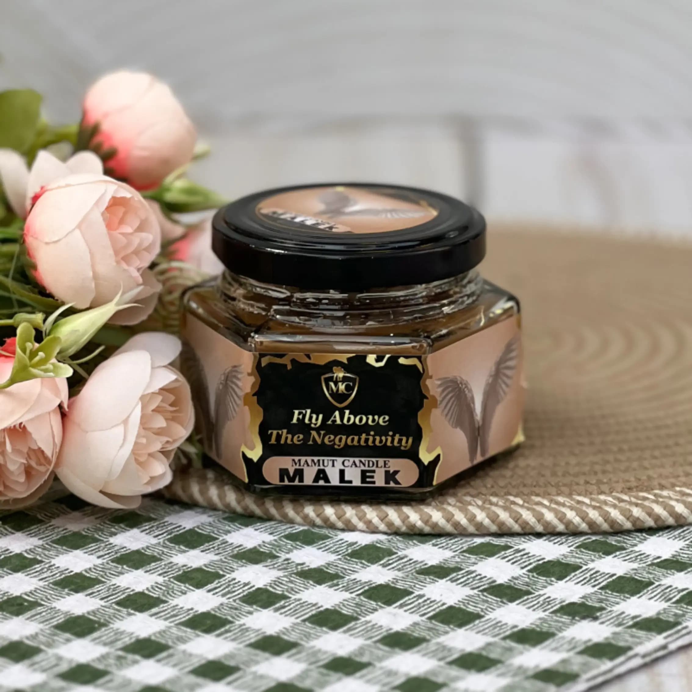 شمع عطری لیوانی بزرگ دارچین