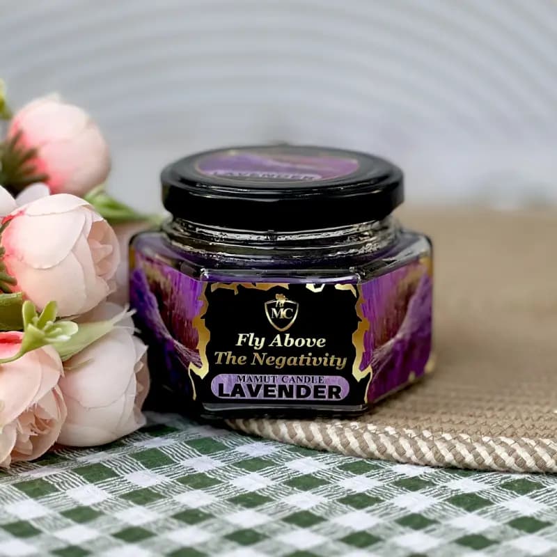شمع عطری لیوانی بزرگ lavender