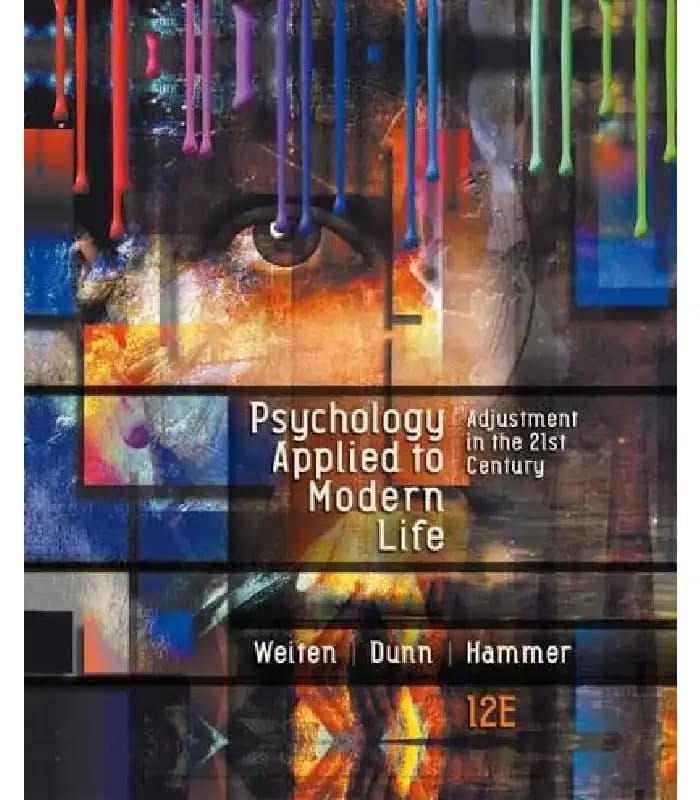کتاب Psychology Applied to Modern Life (روان‌شناسی در زندگی امروز) اثر وین وایتن، مارگارت لوید دان و الیزابت یست همر | نسخه انگلیسی PDF