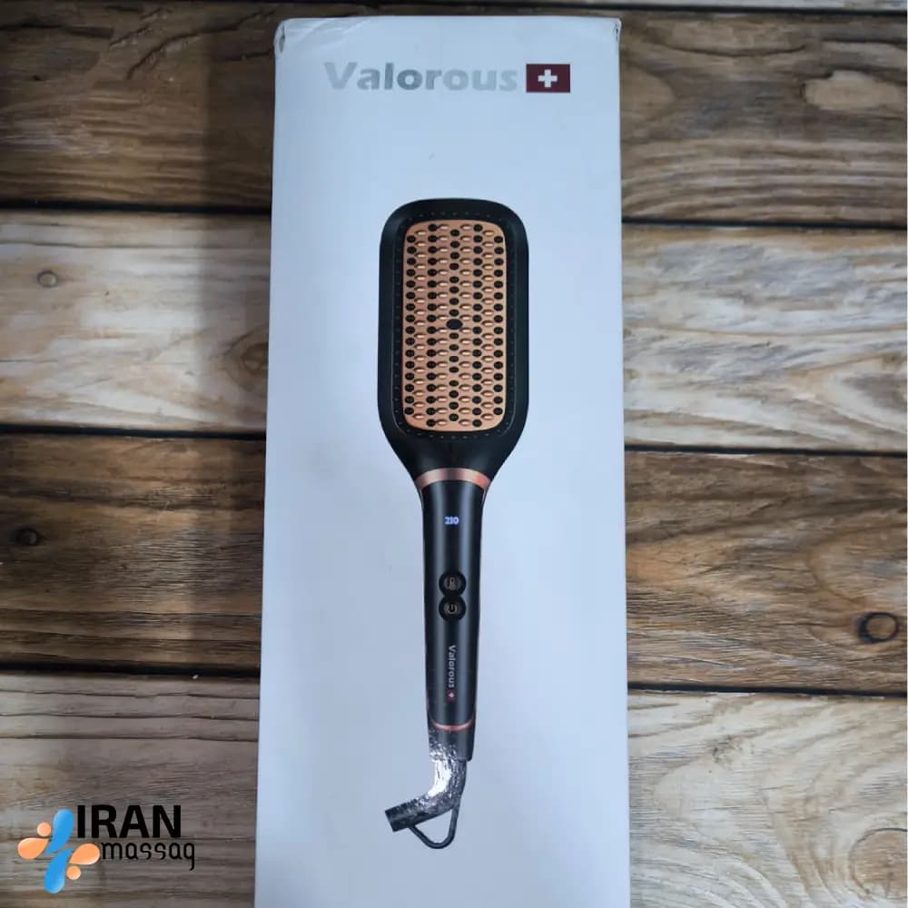 برس حرارتی ولروس مدل VL-308 | صاف‌کننده حرفه‌ای مو با صفحه سرامیکی و گرمایش سریع — تصویر ۶