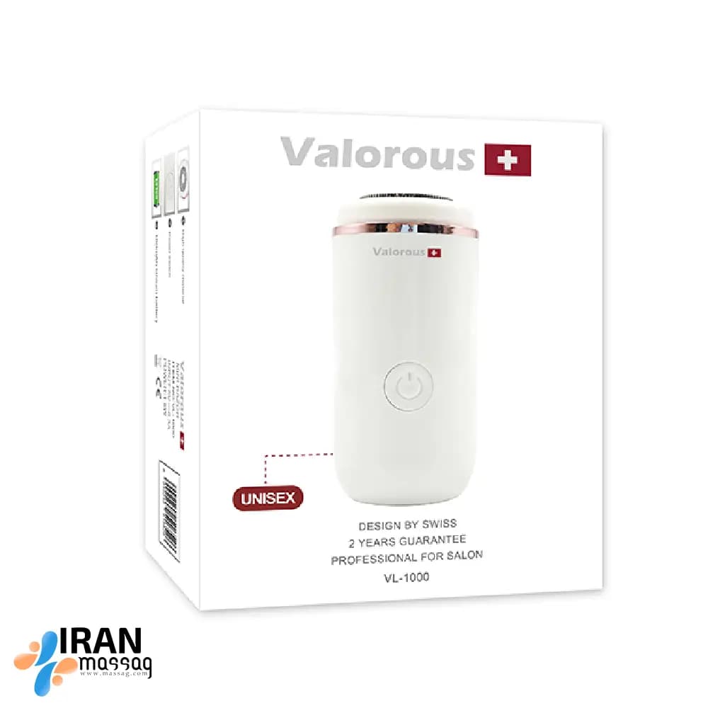 مو زن صورت و ابرو شارژی ولروس مدل VL-1000 | ضد حساسیت — تصویر ۵