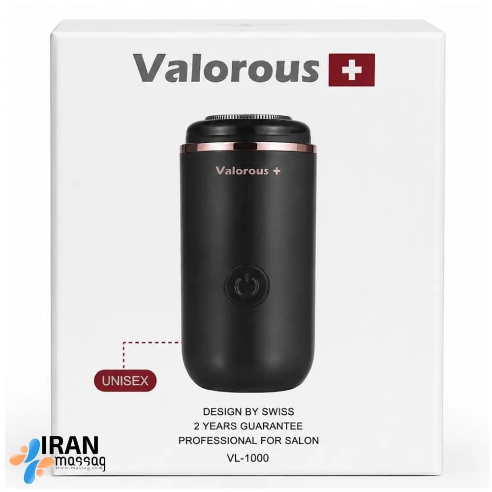 مو زن صورت و ابرو شارژی ولروس مدل VL-1000 | ضد حساسیت — تصویر ۴