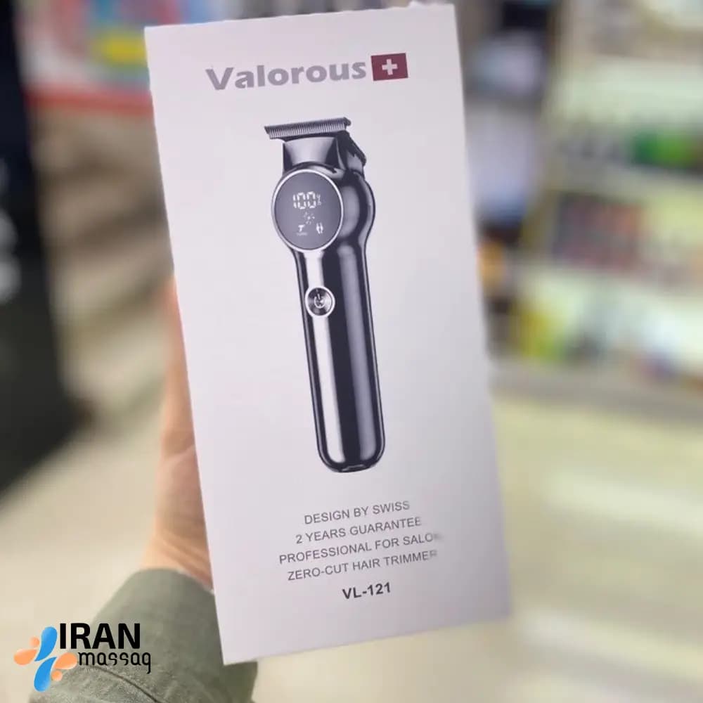 ماشین اصلاح خط زن ولروس مدل VL-121 | اصلاح حرفه‌ای با موتور 7000 دور — تصویر ۵