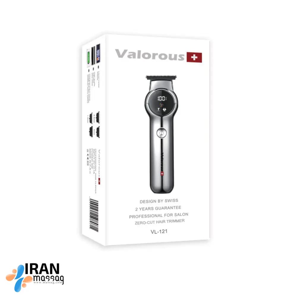 ماشین اصلاح خط زن ولروس مدل VL-121 | اصلاح حرفه‌ای با موتور 7000 دور — تصویر ۲
