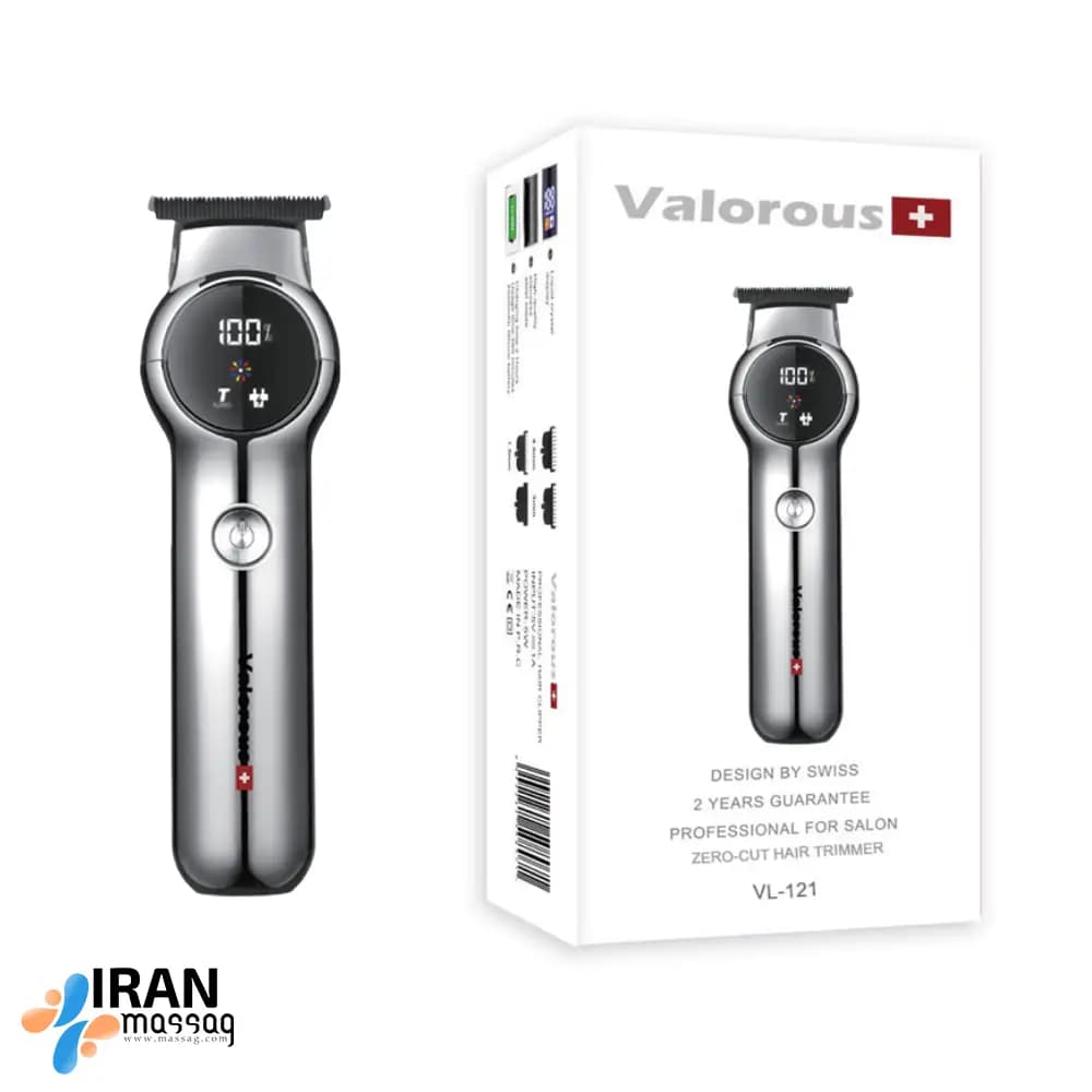 ماشین اصلاح خط زن ولروس مدل VL-121 | اصلاح حرفه‌ای با موتور 7000 دور — تصویر ۶