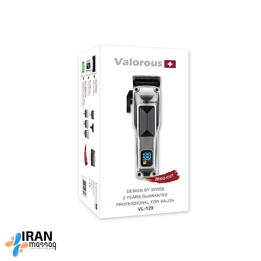 ماشین اصلاح دیجیتال ولروس مدل VL-129 | قدرت، دقت و عملکرد حرفه‌ای — تصویر ۲