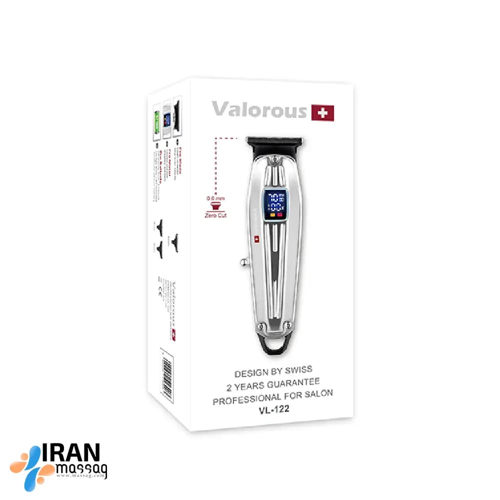 ماشین اصلاح خط زن ولروس مدل VL-122 | اصلاح دقیق با موتور قدرتمند 7000 دور — تصویر ۲