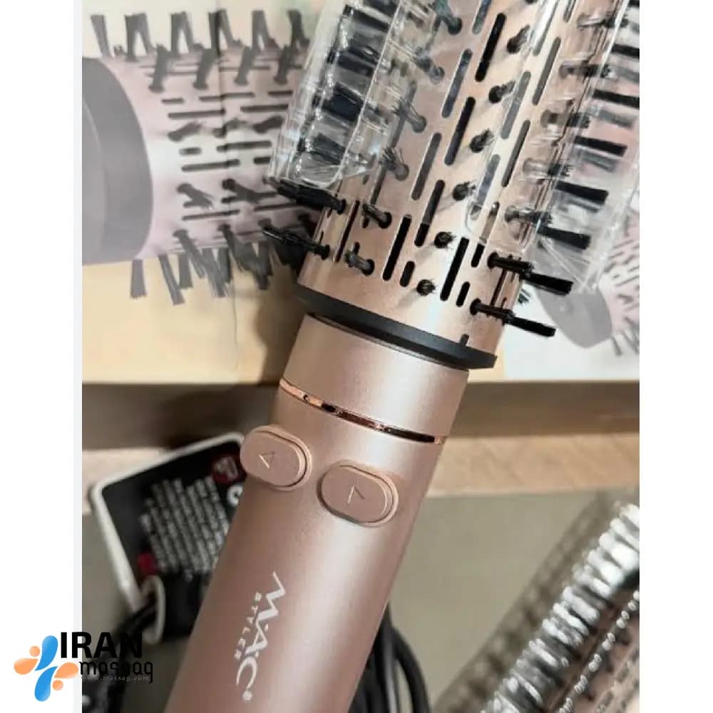 سشوار چرخشی مک استایلر مدل MC-6750 | برس حالت‌دهنده مو 1000 وات آیونیک — تصویر ۴