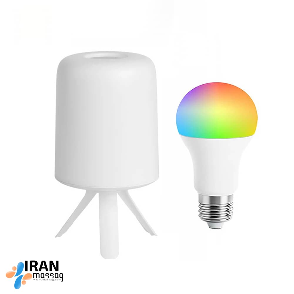 چراغ خواب هوشمند فیلیپس با لامپ | همراه با نور RGB
