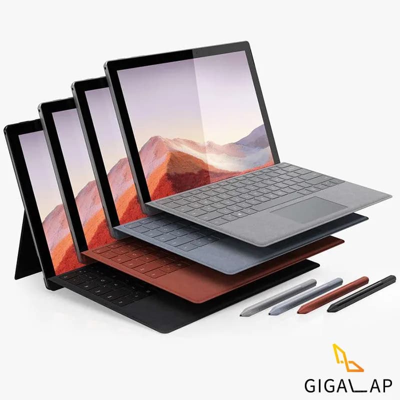 لپ تاپ استوک خانگی مایکروسافت Surface Pro 7 مدل i5 1035G4 8GB 128GB SSD INTEL IRIS 12.3” 2K TOUCH + KEYBOARD — تصویر ۸