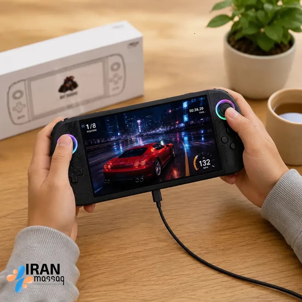 کنسول بازی دستی مدل M27 | صفحهنمایش ۷ اینچی، حافظه بالا و هزاران بازی کلاسیک — تصویر ۴