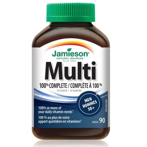 مولتی ویتامین مردانه جمیسون 90 عدد Jamieson 100% Complete Multi — تصویر ۲