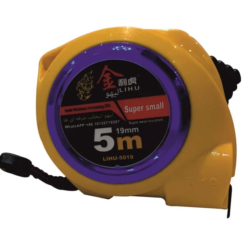 متر 5 متری نشکن تیغه 19mm دستی لیهو مدل 5019