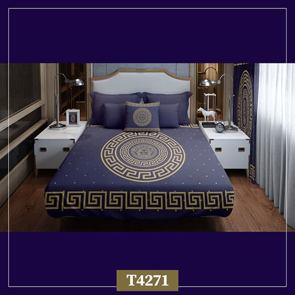 روتختی طرح ورساچه بنفش کد T4271