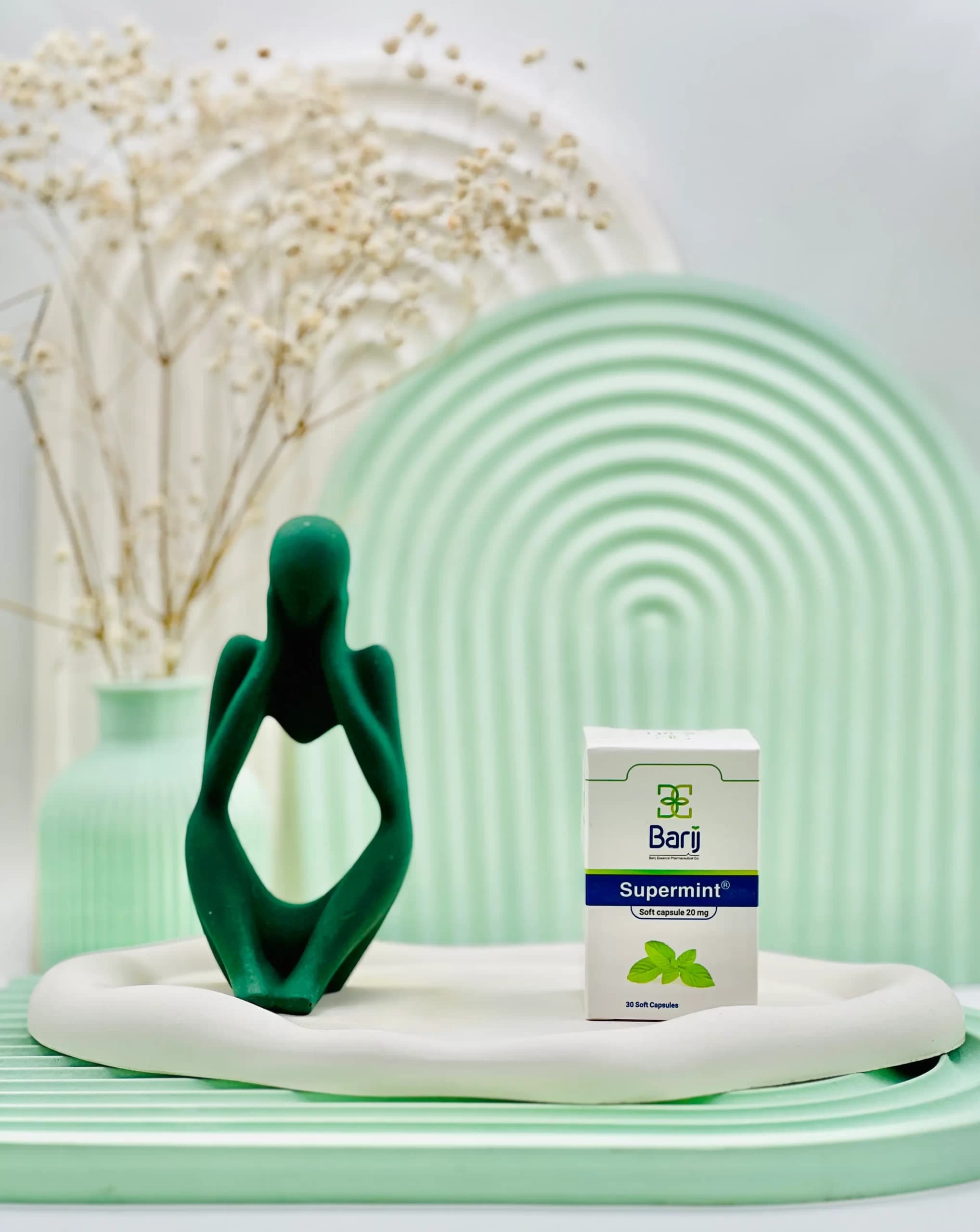 سافت ژل سوپرمینت 20 میلی گرم باریج اسانس 30 عددی