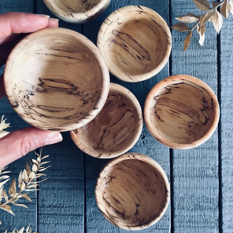 کاسه چوبی کوچک کد378 — تصویر ۲