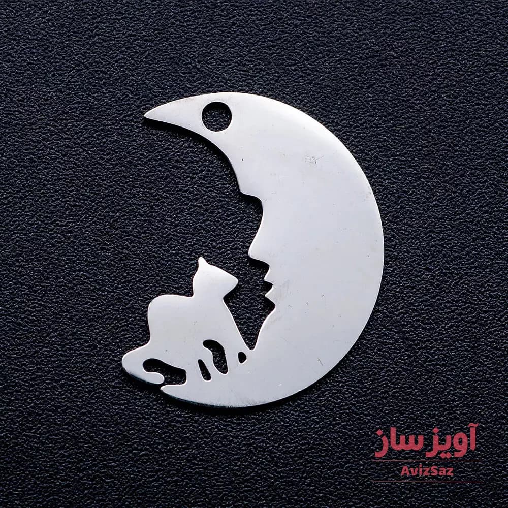 گردنبند ماه و گربه کد 101485