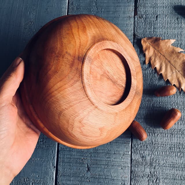 کاسه چوبی کد 330 — تصویر ۵