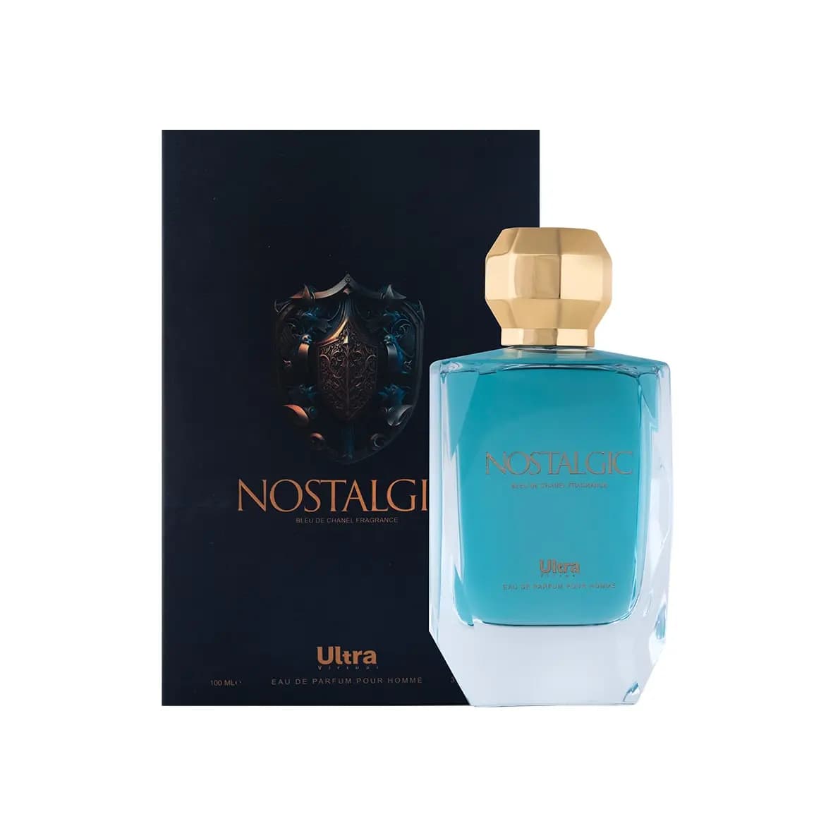 پرفیوم مردانه اولترا ویرچوآل مدل Nostalgic حجم 100 میلی لیتر – رایحه Bleu De Chanel