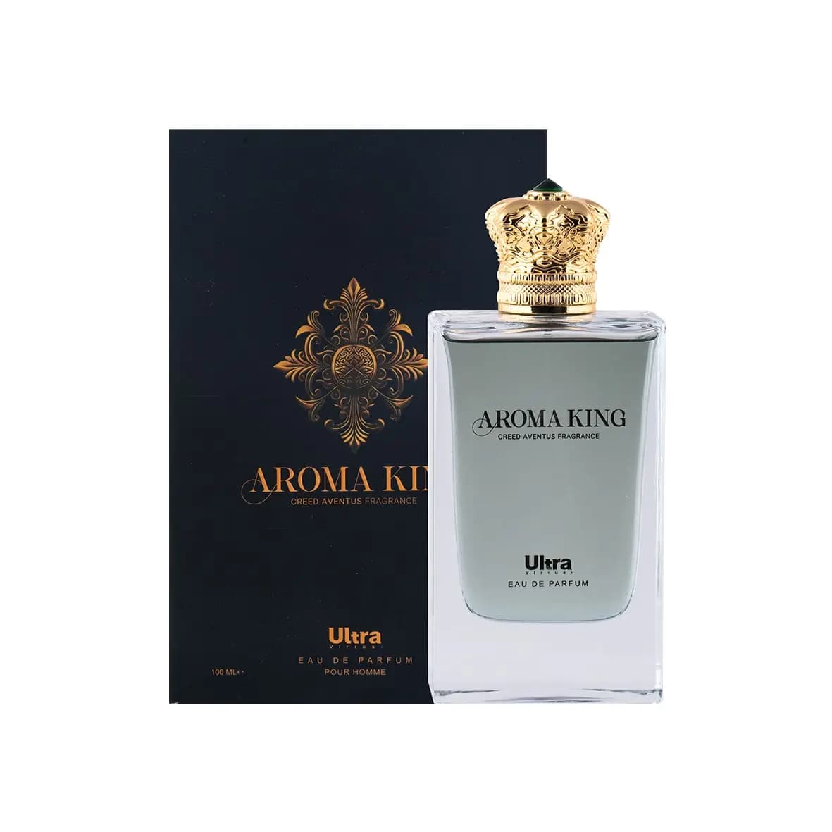 پرفیوم مردانه اولترا ویرچوآل مدل Aroma King حجم 100 میلی لیتر – رایحه Creed Aventus