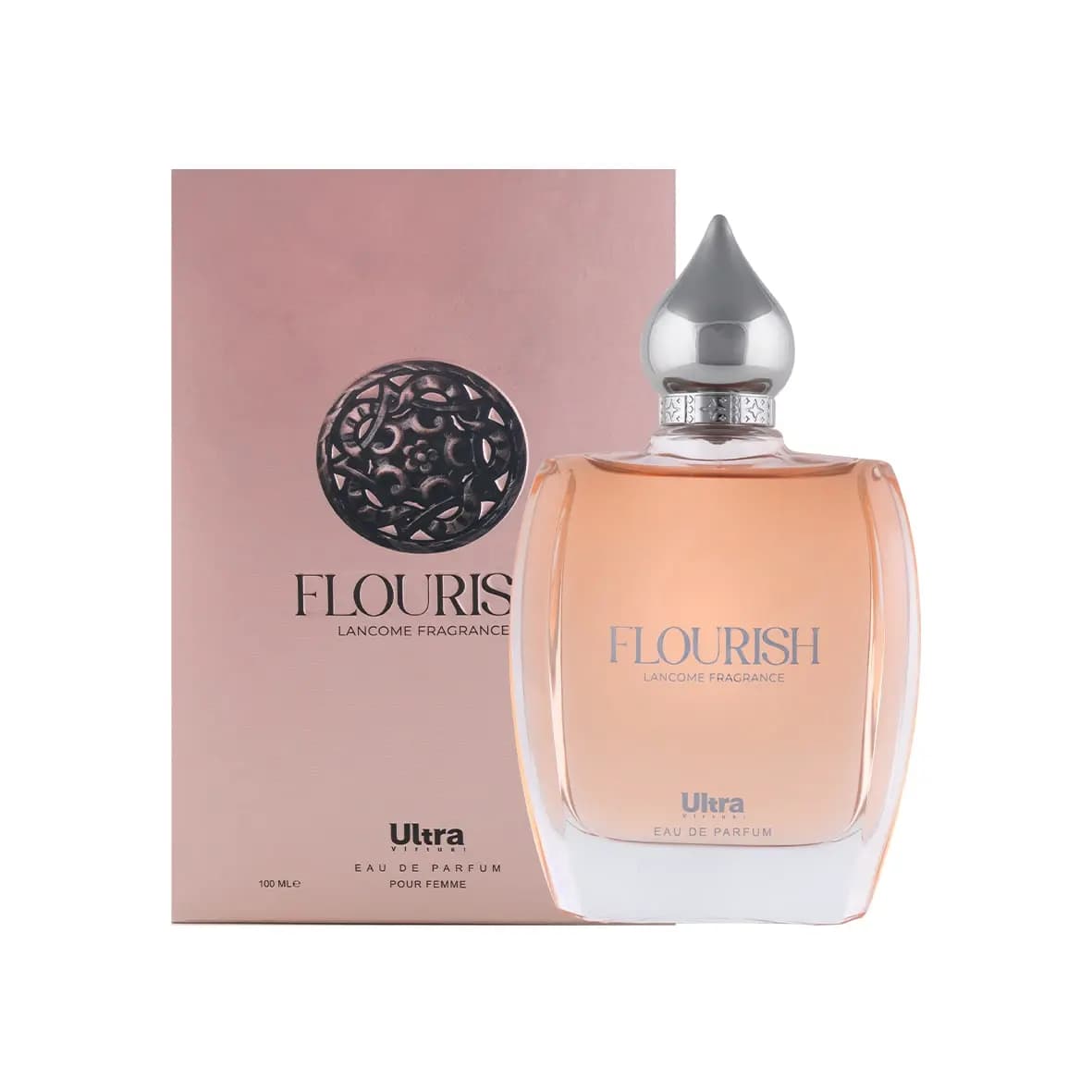 پرفیوم زنانه اولترا ویرچوآل مدل Flourish حجم 100 میلی لیتر – رایحه Lancom