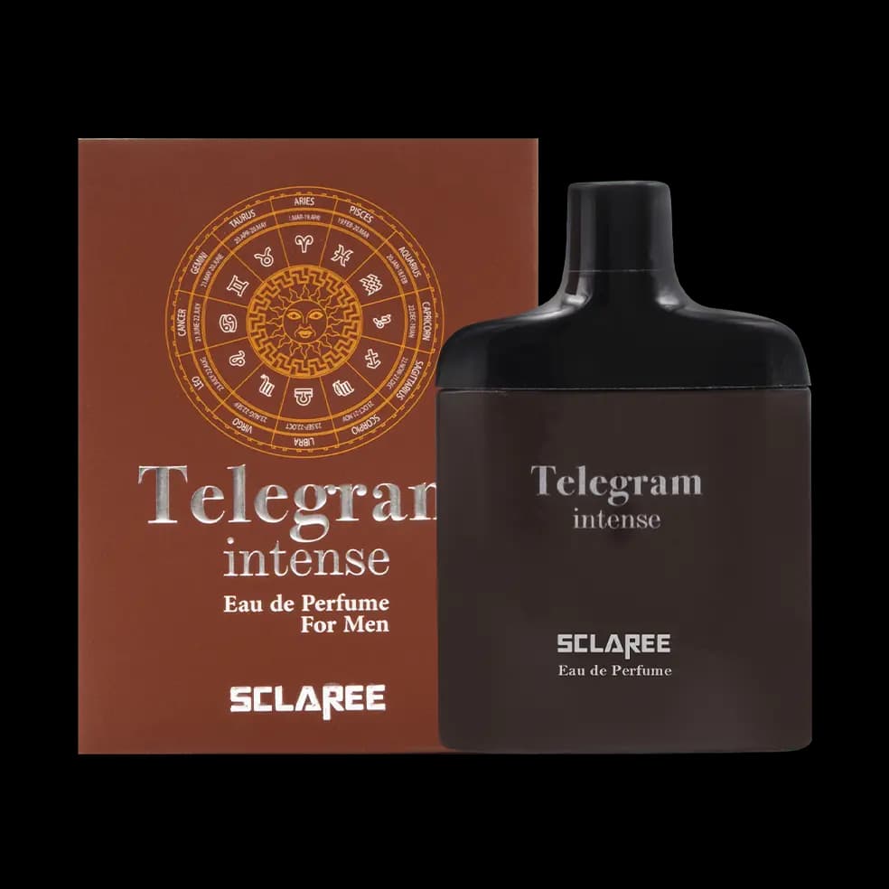 ادوپرفیوم مردانه اسکلاره مدل Telegram Intense حجم 85 میلی لیتر – رایحه Versace Versus