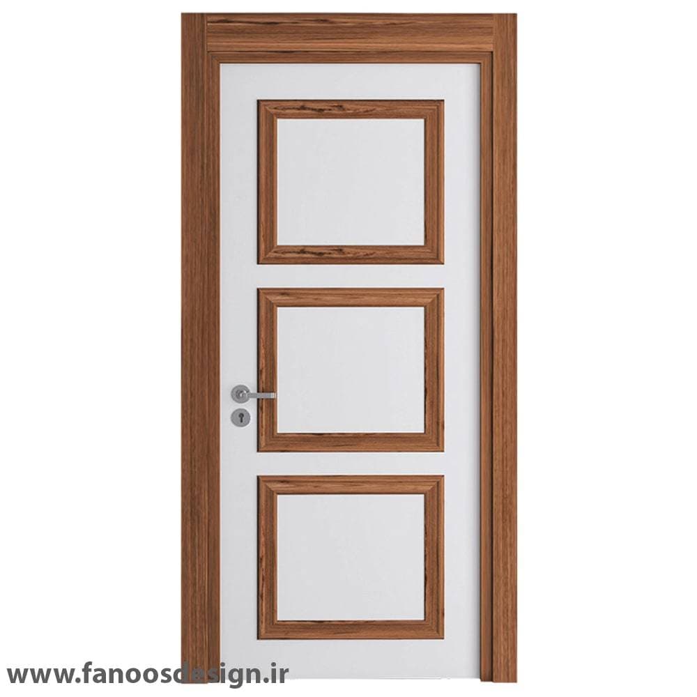 درب داخلی MDF طرحدار و برجسته کد 30504